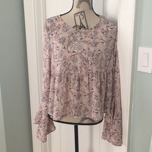 Aeropostale Bell Sleeves Blouse